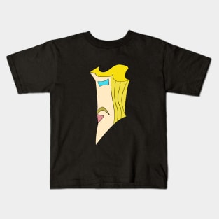 Handsome Abstract Man Kids T-Shirt